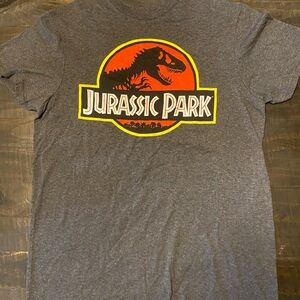 Jurassic Park Gray Graphic Tee